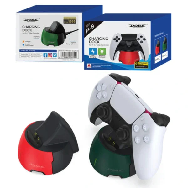 SonyPlayStation PS5 / PS5 DualSense Edge Game Controller Charging Dock Stand Gamepad Chaging Base