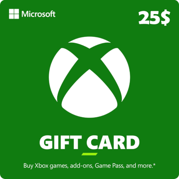 25$ Xbox Gift Card [Digital Code]
