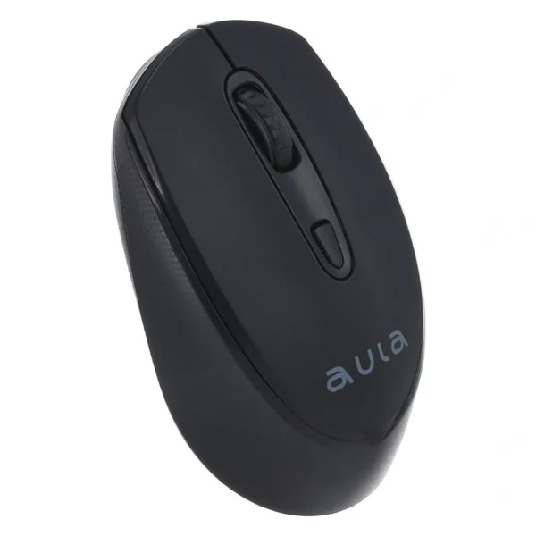 AULA AM205 Wireless Mouse With High Speed And Elegant Appearance Efficient For Computer 1.5V 13mA - Black