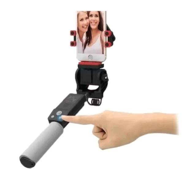 360° Degree Smart Rotation Selfie Stick –All in One Universal Travel Adapter – Wireless Panoramic Auto-Rotation, Detachable Bluetooth Remote Control Retractable Universal Mobile Phone for IOS & Android Phones