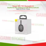 Baseus W05 TWS Earphones showing sleek design and earbuds