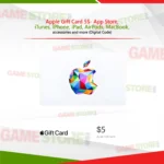 Apple Gift Card 5$ Digital Code for App Store, iTunes, iPhone, iPad
