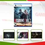 Resident Evil 2 PS5 key art featuring main characters