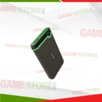 Transcend 2 TB USB 3.0 External Hard Drive with USB cable connected for data transfer