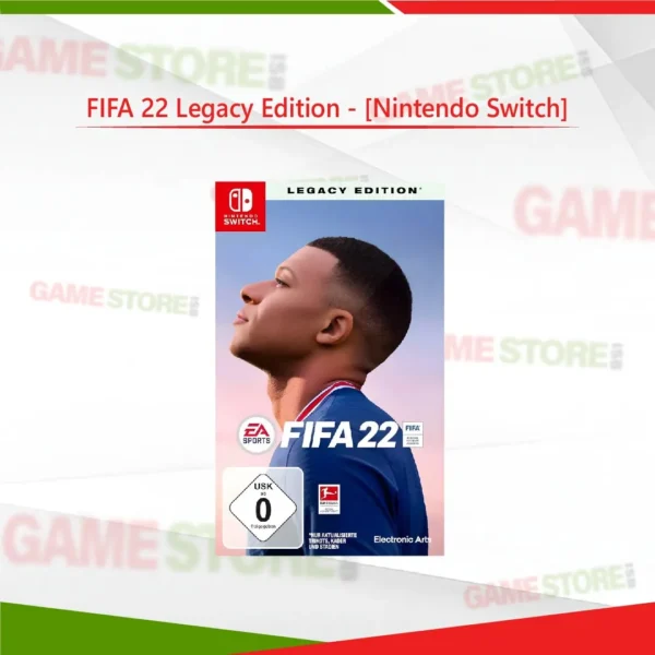 FIFA 22 Legacy Edition Nintendo Switch football game cover