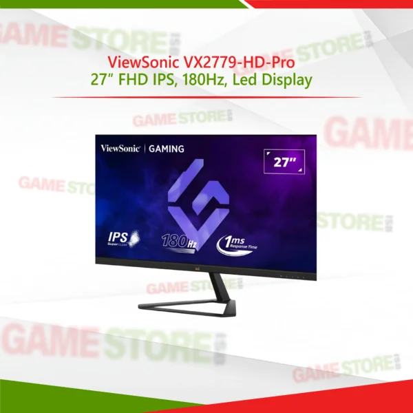 ViewSonic VX2779-HD-Pro 27 inch FHD IPS gaming monitor with 180Hz refresh rate