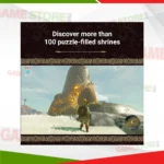 Open world adventure Switch game shrine puzzle