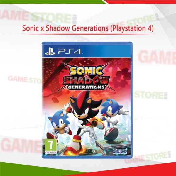 Sonic X Shadow Generations PS4 Game Cover