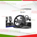 Side view of PXN V99 racing steering wheel showing 3.2Nm force feedback motor and premium build qualitySide view of PXN V99 racing steering wheel showing 3.2Nm force feedback motor and premium build quality