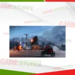 Road Redemption Switch game motorcycle combat scene