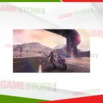 Combat racing game Nintendo Switch intense battle scene
