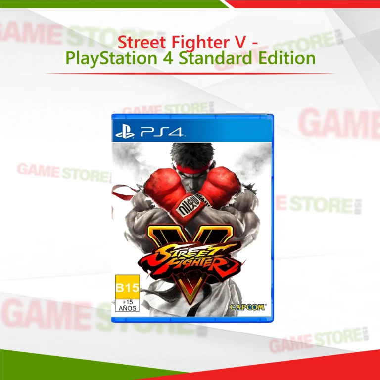Street Fighter V PlayStation 4 Standard Edition official cover art