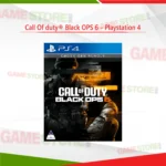 Call of Duty Black Ops 6 PS4 official game cover for PlayStation 4
