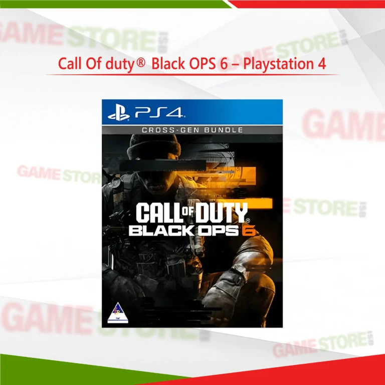 Call of Duty Black Ops 6 PS4 official game cover for PlayStation 4