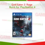 God Eater 2 Rage Burst PlayStation 4 game cover front view