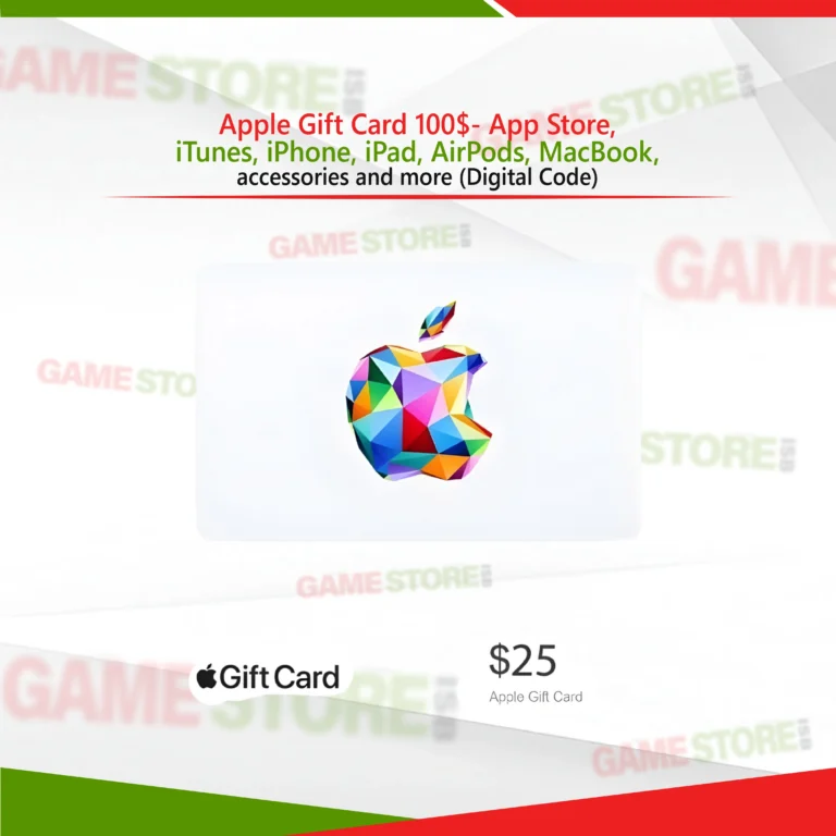 Apple Gift Card 100$ – App Store, iTunes, iPhone, iPad & MacBook Digital Code