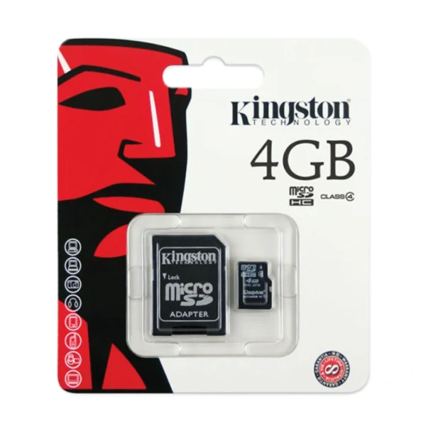 Kingston 4GB Micro SD Memory Card