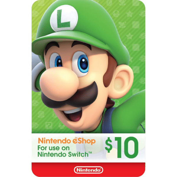 10$ Nintendo eShop Gift Card [Digital Code]