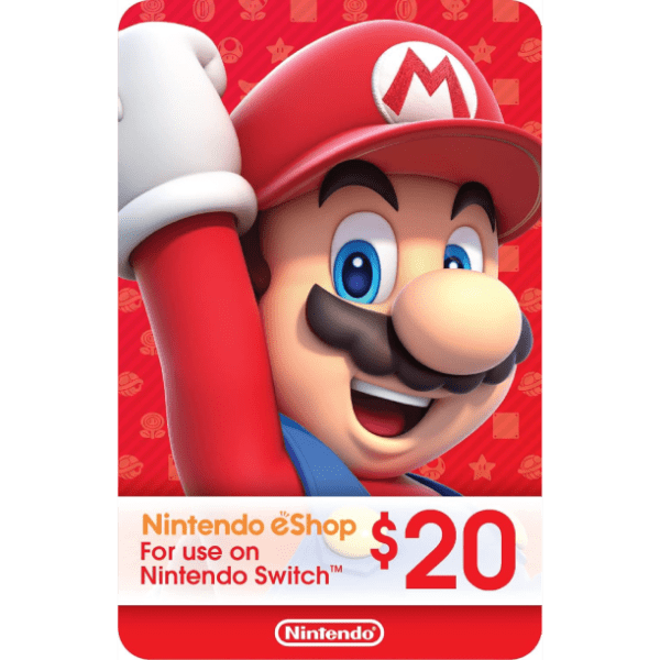 20$ Nintendo eShop Gift Card [Digital Code]