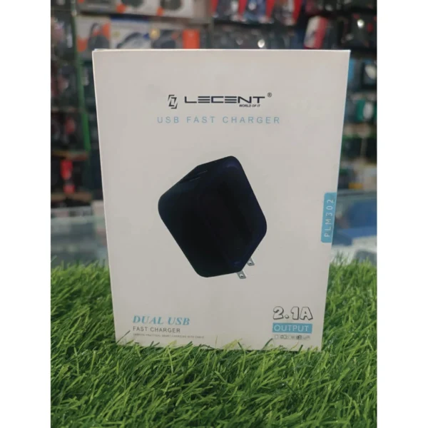 LECENT USB FAST CHARGER DUAL USB 2.1A