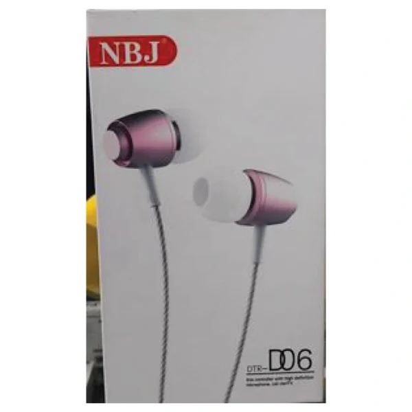 NBJ DRT-D06 EARPHONES METAL