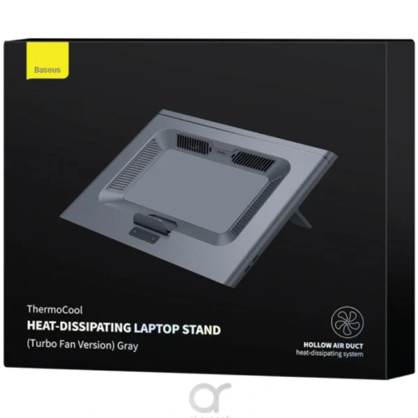 Baseus ThermoCool Heat-Dissipating Laptop Stand (Turbo Fan Version) Grey Hollow Air Duck