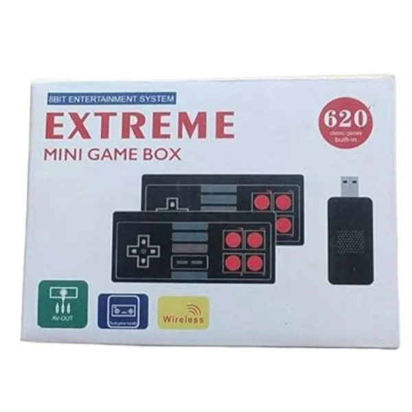 Extreme Mini Game Box - Newest Video Game Player for Kids (620 Games) Limited Edition | TV Video Game Console Classic Games