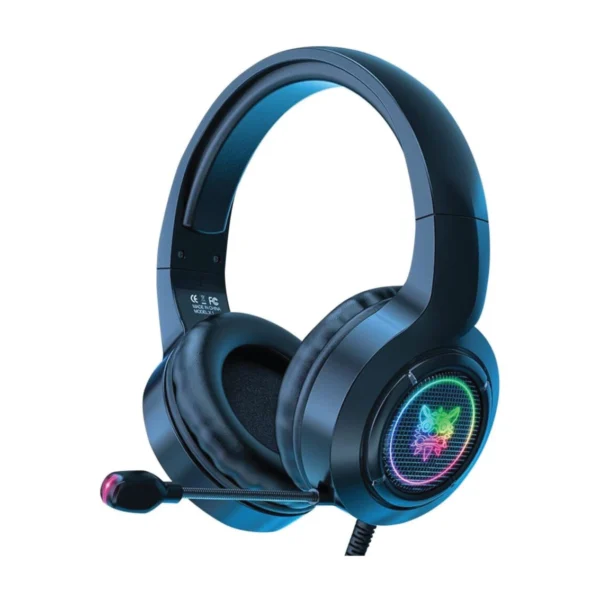 ONIKUMA X1 RGB Light Gaming Headphones Bass Stereo Gaming Headset With Noise Cancelling Mic for PC Laptop Smartphone PS4 Headset