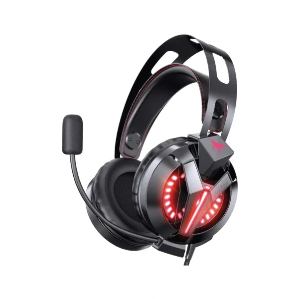 PunnkFunnk Onikuma Combating M180Pro 7.1 Wired Gaming Headset, Noise Cancelling Over Ear Gaming Headphones with Mic, Compatible with Ps4, Xbox One, Nintendo Switch, Pc, Mac, Laptop (Black)