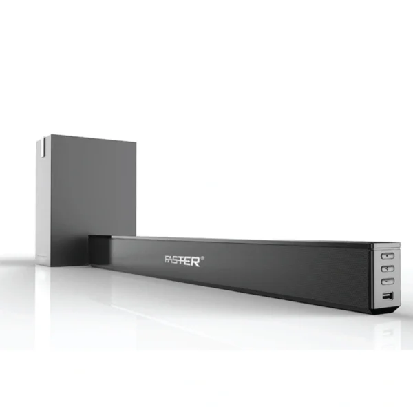Faster XB6000 2.1CH Wired Bluetooth SoundBar with SubWoofer 60W