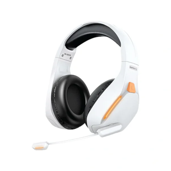 RB-680HB Gaming Headset for PC PS4 PS5 Xbox One Switch, Soft Memory Earmuffs, Wired / Wireless Gaming Headphones with Mic, 3.5mm Jack, Surround Sound Gamer Headset with Noise Cancelling Microphone