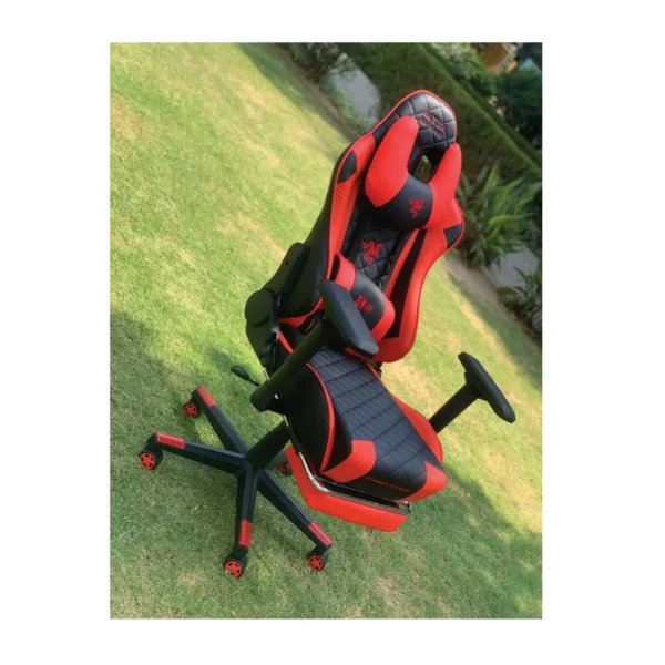 Razer- Gaming Chair With Footrest (Red-Black)