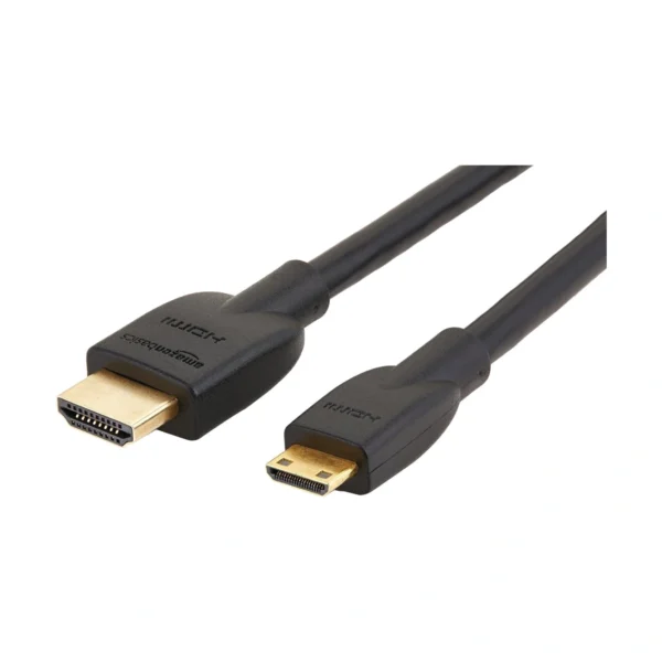 Basics High Speed Mini HDMI (Source) to HDMI (Display) Cable, 1.8 m, Black