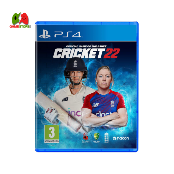 Cricket 22 - PlayStation 4: A fully licensed cricket game featuring The Ashes, T20 leagues, a deep career mode, and enhanced gameplay controls.
