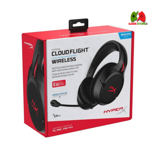 HyperX Cloud Flight 2.4G Wireless Gaming Headset For PC, PS4 & PS5 (OPEN BOX)
