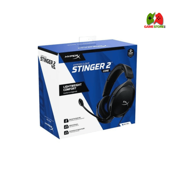 HyperX Cloud Stinger 2 core For PlayStation Gaming Headset Open Box Lightweight Comfort Crisp, Clear in- Game Sound