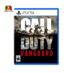 Call of Duty: Vanguard PS5 cover featuring WWII soldiers in an intense battle scene with explosions and gunfire.