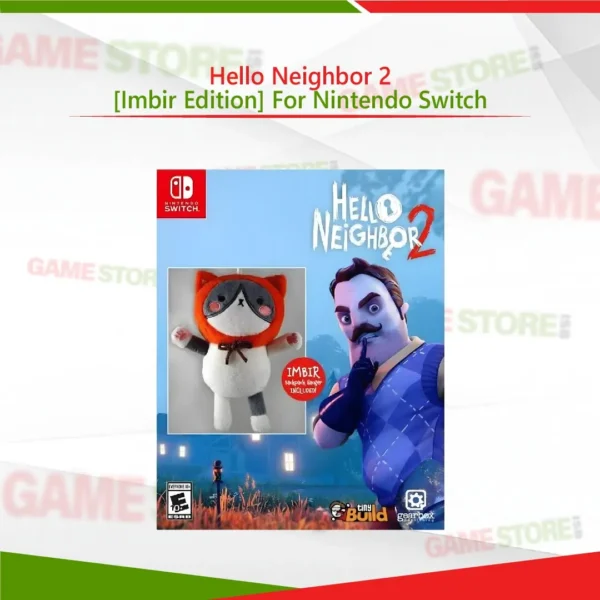 Text: Hello Neighbor 2 Imbir Edition Nintendo Switch game cover
