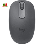 Logitech M196 Bluetooth Wireless Mouse in Graphite color, showcasing its compact and ergonomic design