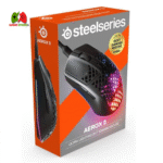 SteelSeries Aerox 3 ultra-lightweight gaming mouse with perforated shell and RGB lighting