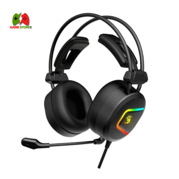 "A4Tech Bloody MC750 ANC RGB Gaming Headset - Front View