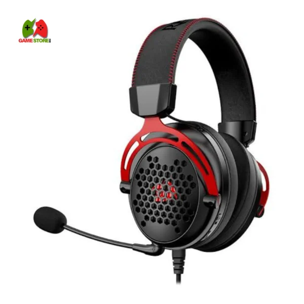 Redragon H386 Diomedes Wired Gaming Headset - 7.1 Surround Sound - 53MM Drivers - Detachable Microphone - USB/AUX 3.5mm Works for Multi Platforms PC, PS4/3 & Xbox One/Series X, NS