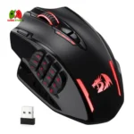 Redragon M913 Impact Elite Wireless Gaming Mouse with 16 Programmable Buttons, RGB Lighting, and Dual Connectivity Modes