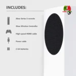 Xbox Series S Console – 1TB SSD in Robot White, Digital Gaming, Fast Load Times, 120 FPS Support