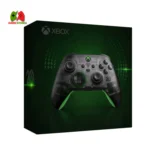 The 20th Anniversary Special Edition Xbox Wireless Controller is translucent black with green accents and silver inside.