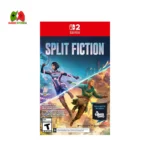 Split Fiction is a digital cooperative adventure game for the Nintendo Switch that includes split-screen gameplay set in both sci-fi and fantasy realms.