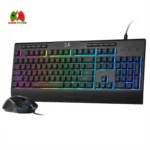 Redragon S151 Wired Membrane Gaming Keyboard and RGB Mouse Set featuring macros, a mouse with a DPI of 10,000, and RGB lighting.