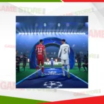 EA SPORTS FC 26 gameplay screenshot on Nintendo Switch showing a stadium match