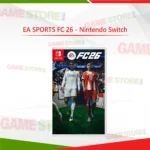 EA SPORTS FC 26 Nintendo Switch official cover art showing players in action