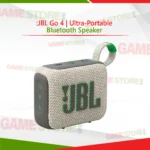 JBL Go 4 ultra-portable Bluetooth speaker front view with compact design